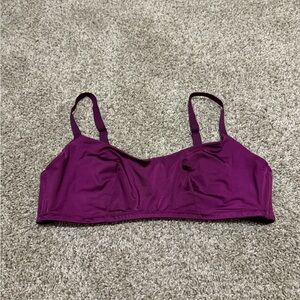 Savage X Fenty Purple Scoop Neck Bra with Adjustable Straps